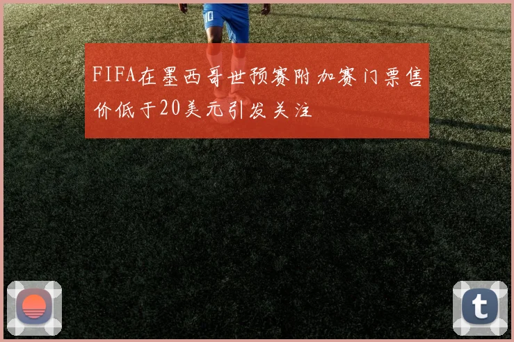 FIFA在墨西哥世预赛附加赛门票售价低于20美元引发关注